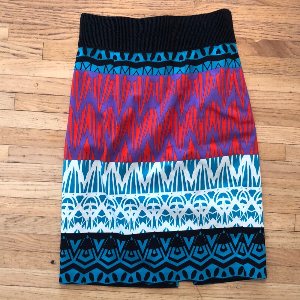 Anthropologie Color Block Pencil Skirt - Picture 1 of 6